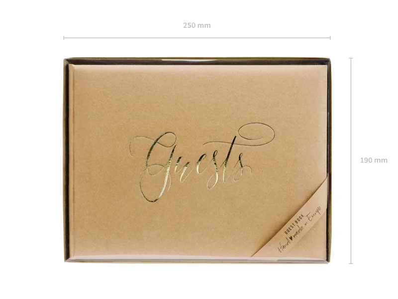 GuestBook Kraft Scritta Oro (KWAP55-031)