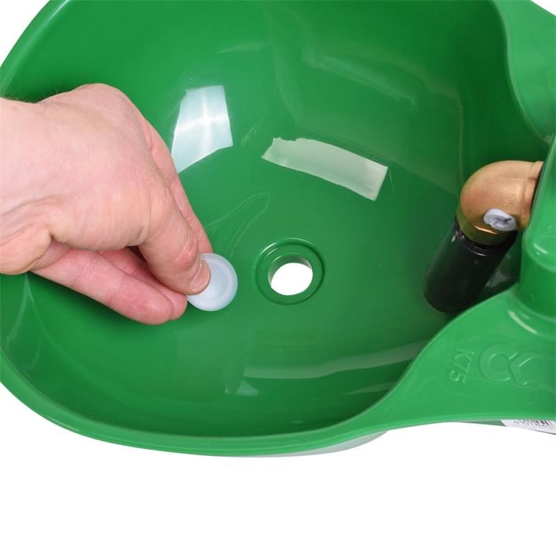 Abbeveratoio per animali con valvola a tubo, collegamento 1/2, in plastica - immagine 9