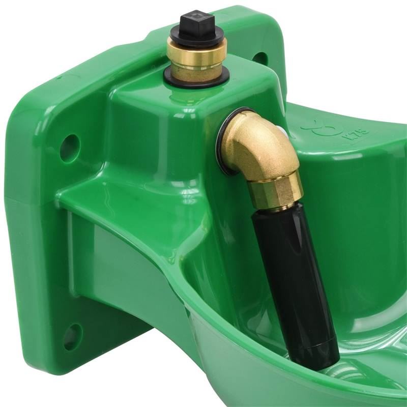 Abbeveratoio per animali con valvola a tubo, collegamento 1/2, in plastica - immagine 4