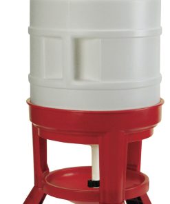 Abbeveratoio per polli, galline e pulcini in plastica antiurto con flusso d’acqua regolabile