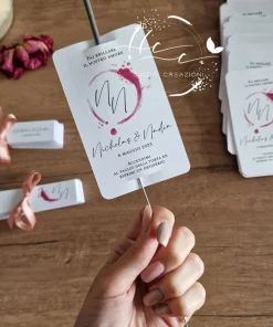scintillanti matrimonio tema vino