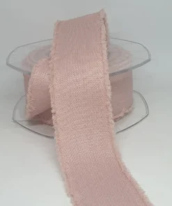 Nastro Sfrangiato 35mm Poliestere Rosa Antico