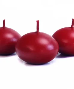 50 Candele Galleggianti Rosse Opache (SDMAT40-082-OP)