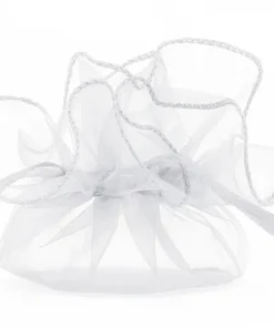 Alternative view of Sacchetti Organza Bianco Tirante (WRG6-008)