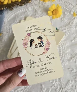 zampine rosee – stelle scintillanti matrimonio